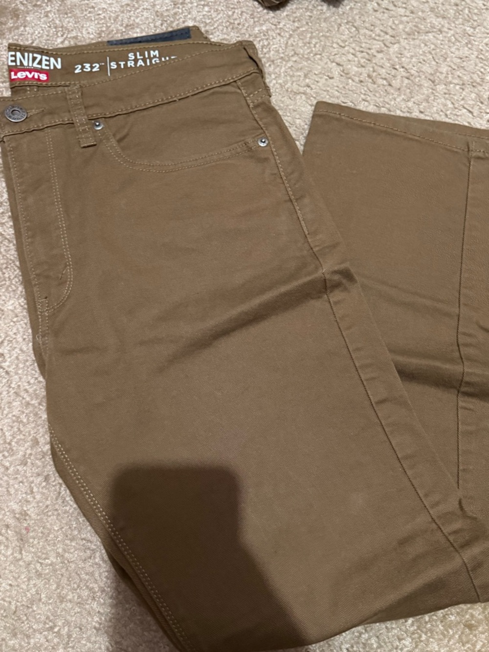 Men’s Levis 232 Slim Straight Fit 34x30